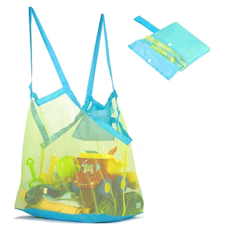 Beach Towel Large - 1–3 Stück tragbare Strandtasche, Anti-Sand-Netz für